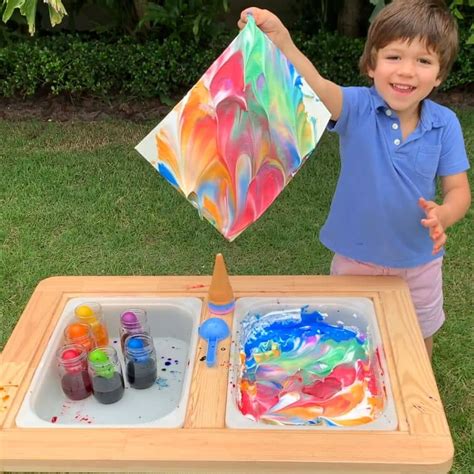 Shaving Cream Art - A Vibrant and Sensory-Packed Activity for 3 Year Olds