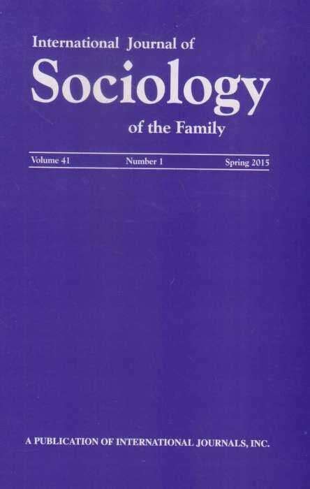 Buy International Journal of Sociology of the Family Subscription - Serials Publications