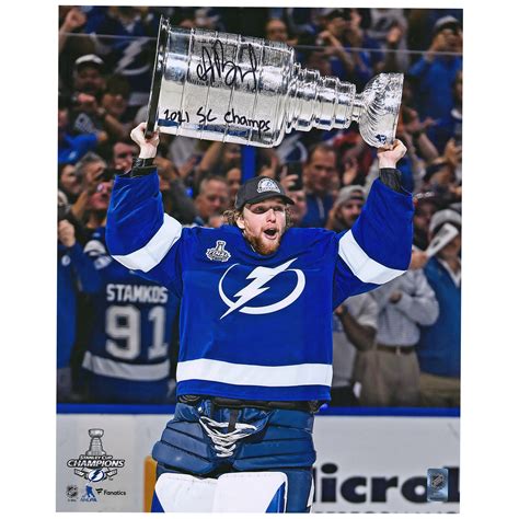 Autographed Tampa Bay Lightning Andrei Vasilevskiy Fanatics Authentic ...