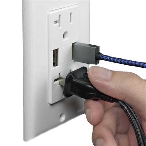 InWall Outlet with USB Ports Dual Power Wall Outlet and USB 20A GFCI GFI Safety | eBay