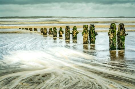 Groynes Wave Breaks Seascape - Free photo on Pixabay