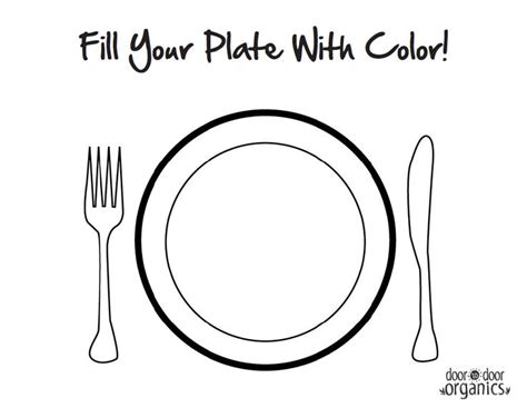 plate coloring sheets - Google Search | Food coloring pages, Healthy food plate, Color