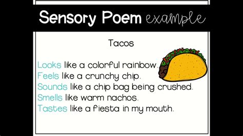 Five Senses Poems For 4th Graders | Sitedoct.org