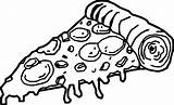 Pizza coloring Pages Coloring To Download And Print  sketch template