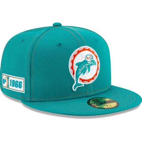 Miami Dolphins New Era 2019 NFL Sideline Road Official Historic Logo ...