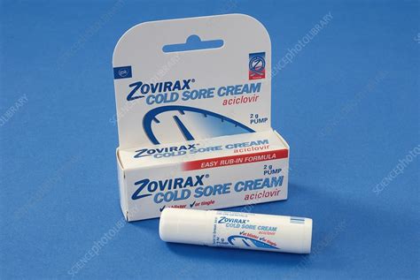 Cold sore cream - Stock Image - C025/9077 - Science Photo Library