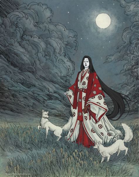 Japanese goddess, Japanese mythology, Japanese art