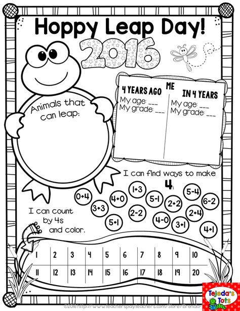 Free Leap Year Worksheets - kidsworksheetfun