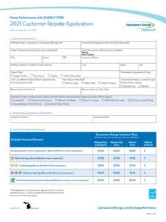 2021 Customer Rebate Application - Consumers Energy / 2021-customer ...