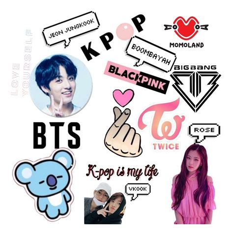 Stickers Calcomanias Pegatinas Kpop Bts Twice Card Blac X 50 | Mercado ...