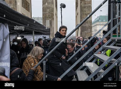 Sahra wagenknecht rally hi-res stock photography and images - Alamy