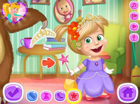 Masha Playing Dressup - Movies TV games - GamingCloud