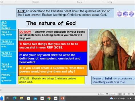 Nature of God. Christianity. | Teaching Resources