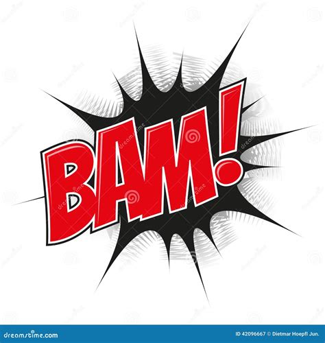 Cartoon Explosion Bam Stock Vector - Image: 42096667