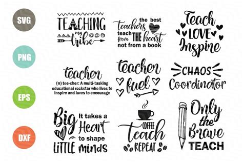 Teacher SVG Bundle (259609)