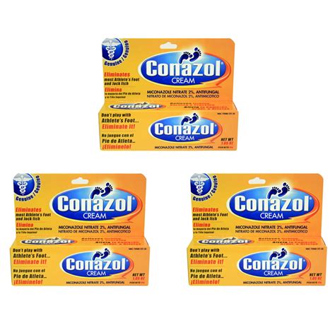 Conazol Antifungal Cream. Foot and Skin Fungus Treatment. Fast Relief. Miconazole Nitrate 2%. 1. ...