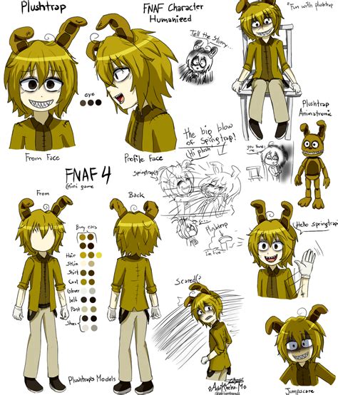 PLUSHTRAP FNAF 4 HUMANIZED BY-ADRIKONEKO by AdriKoneko-Mizuiro on DeviantArt