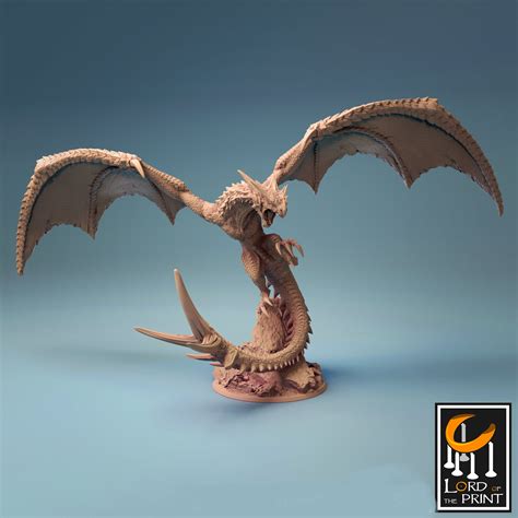 Wyvern Lord of the Print DnD miniaturen RPG Role Playing - Etsy Nederland