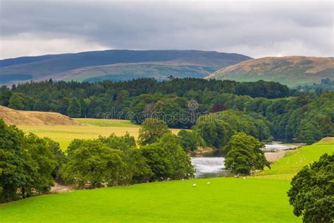 Landscape in the South Lakeland , Cumbria, England, UK Stock Photo ...