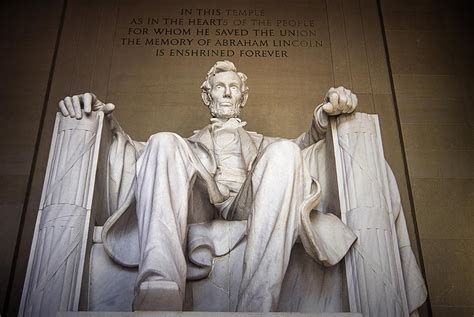 Statue of the president in the Lincoln Memorial, Washington D. C - StockFreedom - Premium Stock ...