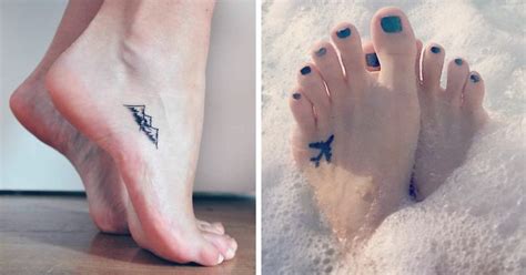 120 Tiny Foot Tattoo Ideas Showing Sometimes Less Is More | Bored Panda