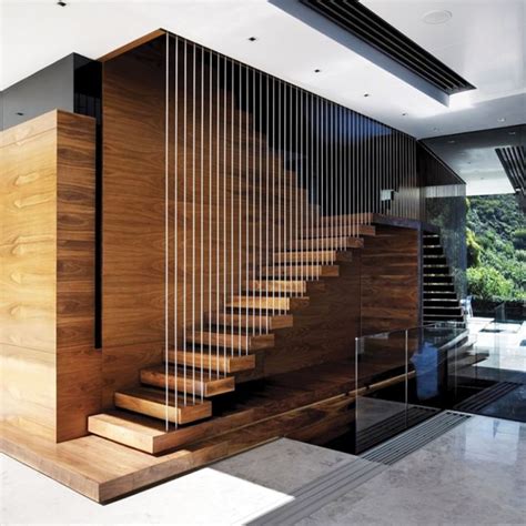 36 Stunning Wooden Stairs Design Ideas - MAGZHOUSE