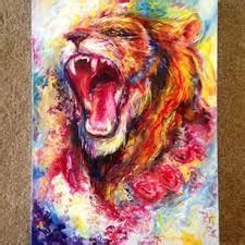 Roaring Lion Painting at PaintingValley.com | Explore collection of Roaring Lion Painting