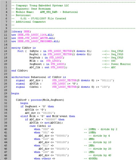 VHDL tutorial - Gene Breniman