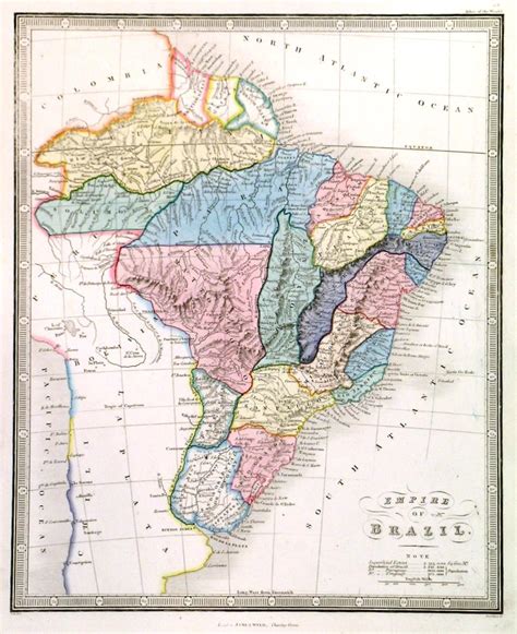 EMPIRE OF BRAZIL . Map of Brazil. by Wyld, J.: (1849) Map | Garwood & Voigt