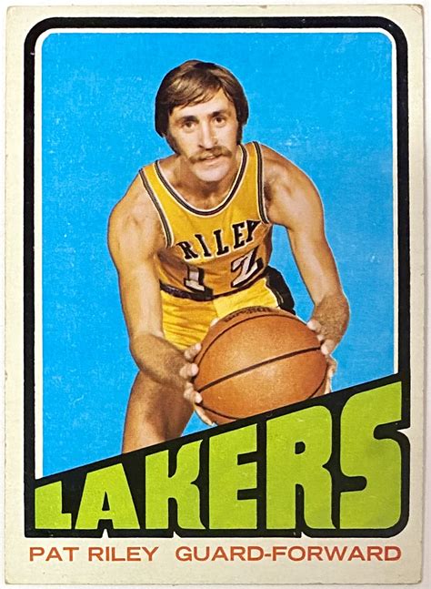 Pat Riley 1972-73 Topps Los Angeles Lakers Basketball Card - KBK Sports