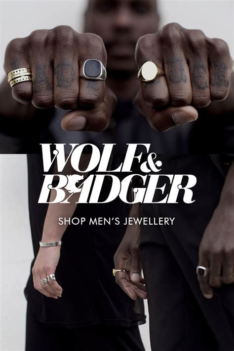 Shop the Wolf & Badger range of men's pendants, cufflinks, rings and bracelets, and support ...