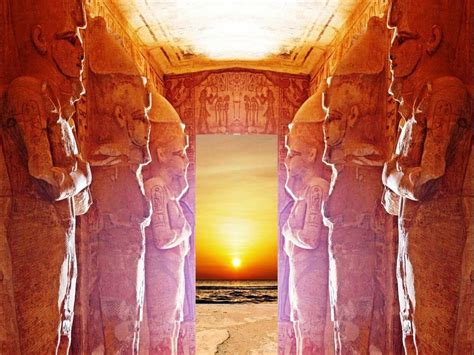 ANTINOUS THE GAY GOD: SUNRAYS ILLUMINATE INNER SANCTUARY OF ABU SIMBEL AT DAWN TODAY