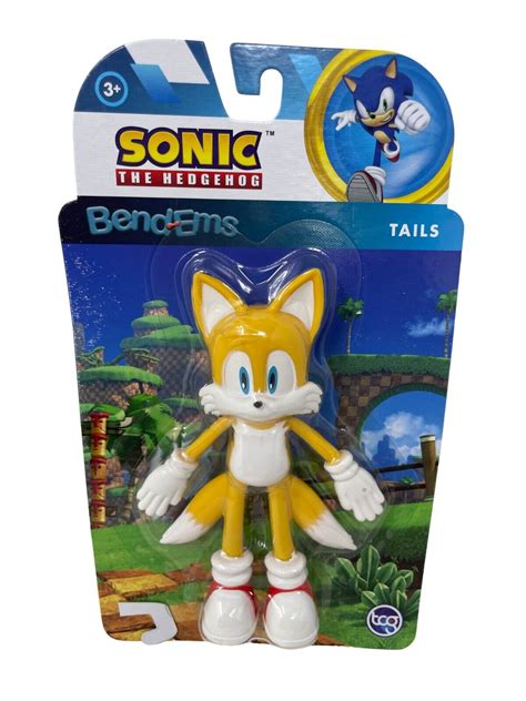 Collectible Sonic The Hedgehog Bendems Figure - TAILS - Walmart.com