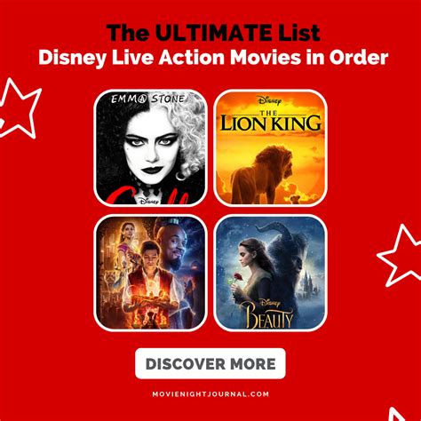 All of the Disney Live Action Movies in Order - Family Movie Night