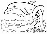 Tolle Malvorlage Delfin Sei Kreativer  Dolphin coloring Pages Free sketch template