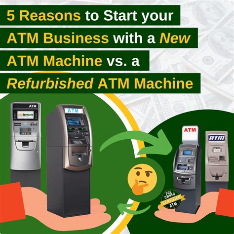 5 Reasons to Start ATM Business with New Than Refurbished ATM