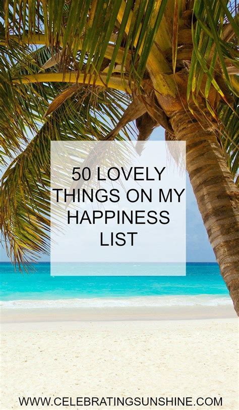 Keeping a happiness list makes me realize, once again, how lucky I am ...