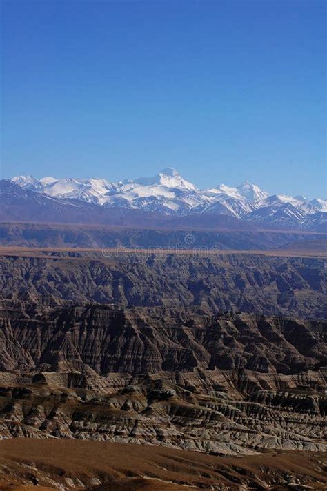 Scenery in Tibet stock image. Image of white, landscape - 12490725