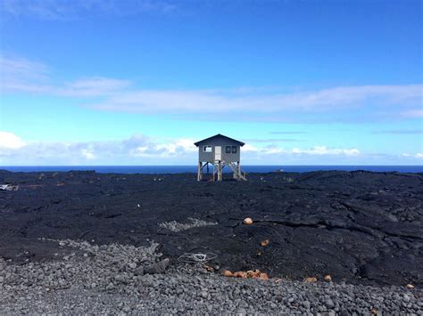 Lava flow in Hawaii’s Volcanoes National Park