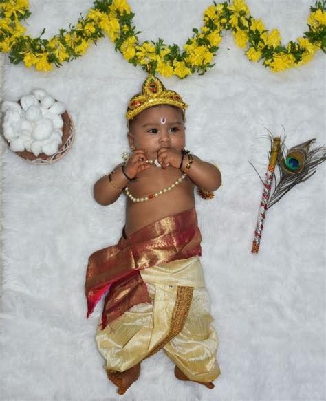 Sri Krishna Janmashtami | Cute baby boy images, Baby shots, Newborn activities