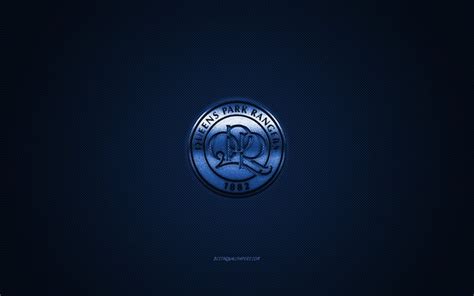 Download wallpapers Queens Park Rangers FC, English football club, EFL Championship, blue logo ...