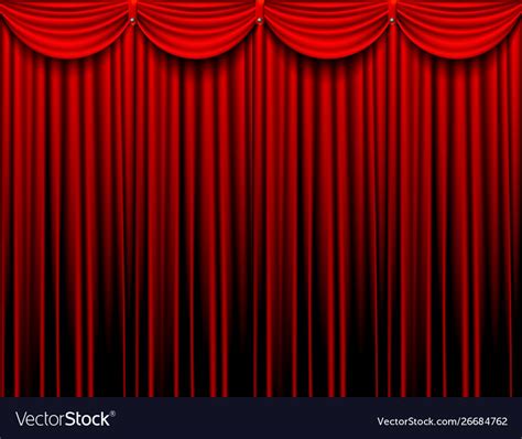 Abstract drake red curtain background Royalty Free Vector