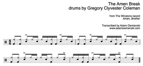 That Drum Blog: Transcription - The Amen Break