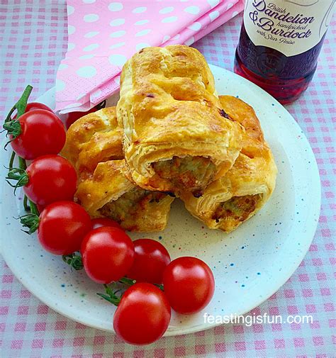 Spicy Sausage Rolls - Feasting Is Fun