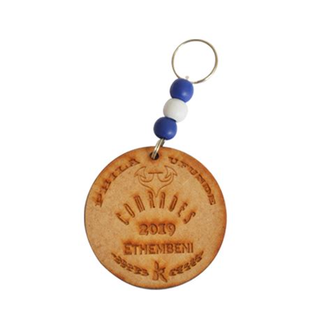 Wooden Key Rings ( Laser cut) 3 - Ethembeni School