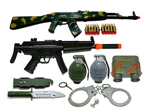 Buy Kids Toy Army Weapon Ak47 Machine s Play Set with B/o Grenades ...