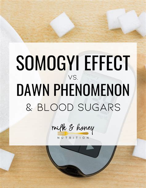 Somogyi Effect vs. Dawn Phenomenon and Blood Sugar Levels | Milk & Honey Nutrition