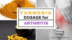 Turmeric Dosage For Arthritis