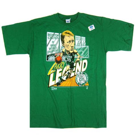 Vintage Larry Bird Boston Celtics Caricature T-shirt NBA Basketball NWT ...