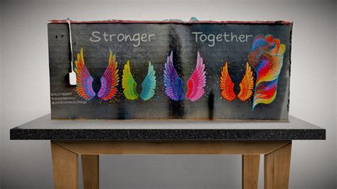 Stronger Together | Wall Mural (LiDar) - Download Free 3D model by dronepros [53f35cb] - Sketchfab